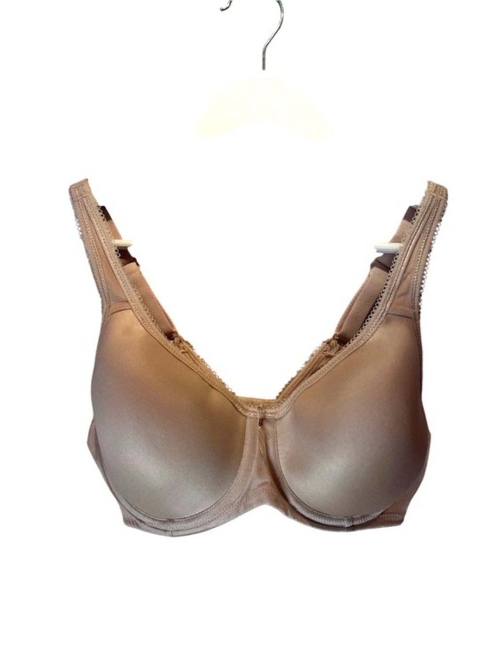 Wacoal Women’s Basic Beauty Seamless Bra Nude Beige Size 34D